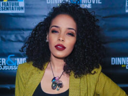 Celebrity Wardrobe Stylist Pilar Scratch attends DJ Sus One Dinner & a Movie